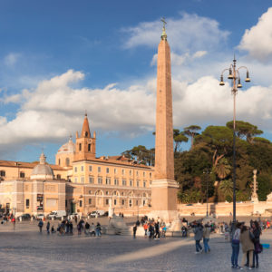 Obelisk, Piazza del Popolo, Rome, Lazio, Italy Obelisk, Piazza del Popolo, Rome, Lazio, Italy